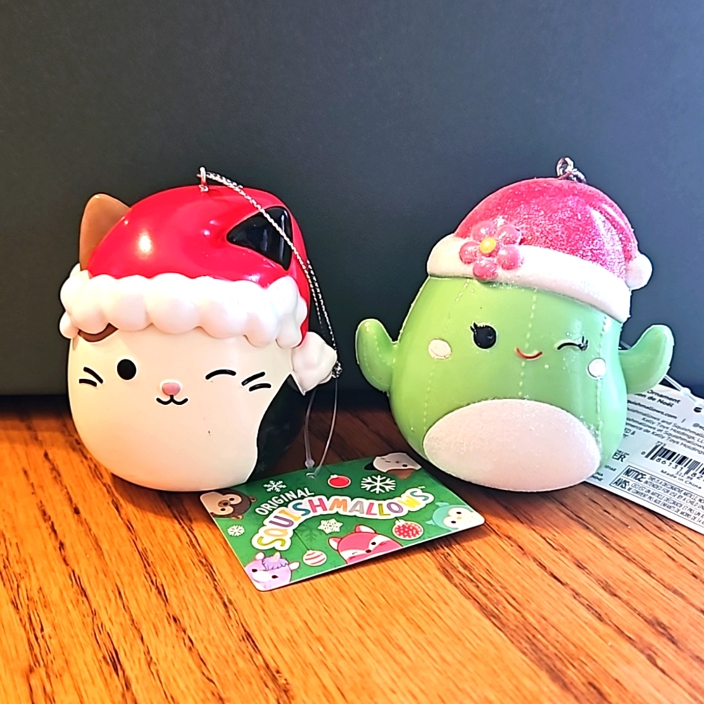 Squishmallow Set of Ornaments
